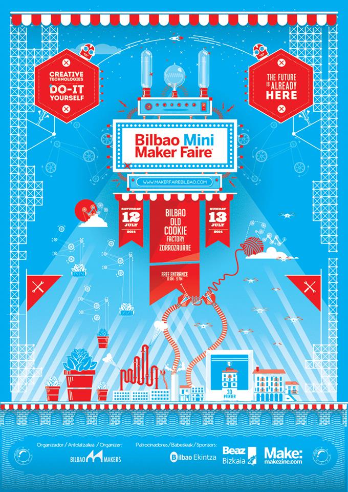 Affiche Bilbao Mini Maker Faire 2014
